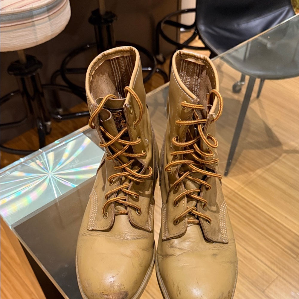 Vintage Grizzly work boots  not common size 9 men’s